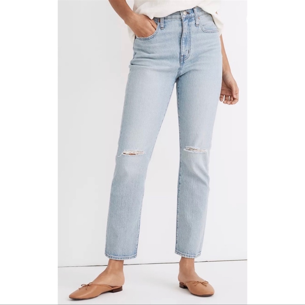 Madewell The High-Rise Slim Crop Boyjean